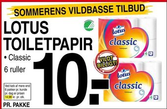 ABC Lavpris Lotus toiletpapir tilbud