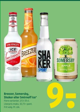 Coop 365 Smirnoff ice rtd-cider tilbud