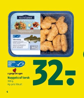 Coop 365 Glyngøre torskenuggets tilbud