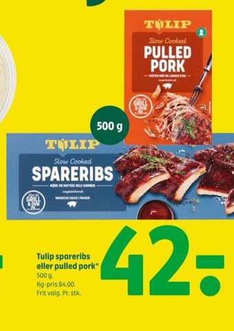 Coop 365 Tulip spareribs tilbud