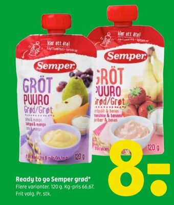 Coop 365 Semper grød tilbud