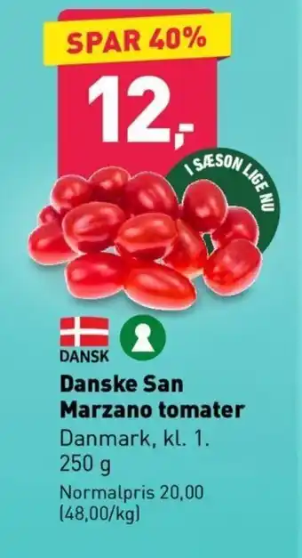 ALDI Danske San Marzano Tomater tilbud
