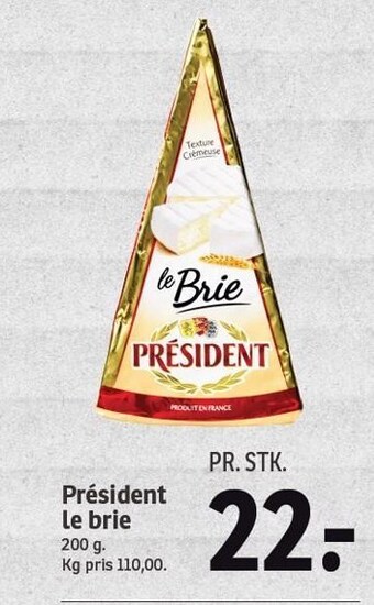 SPAR Président le brie tilbud