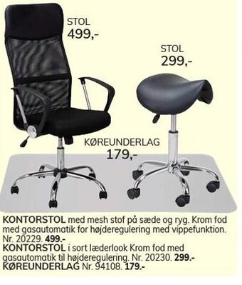 Daells Bolighus Kontorstol tilbud