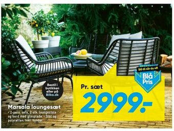 Marsala loungesæt