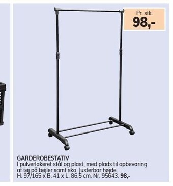 Garderobestativ