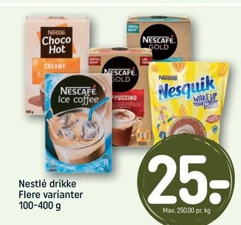 REMA 1000 Nestlé drikke tilbud