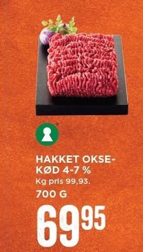 MENY Hakket oksekød tilbud