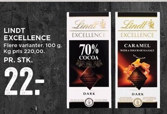 MENY Lindt excellence tilbud