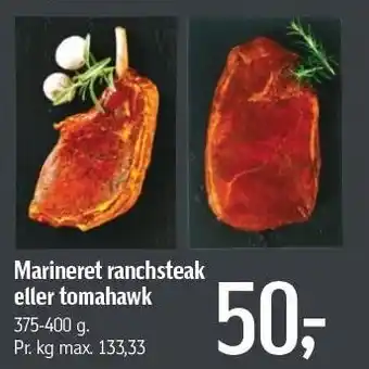 Marineret ranchsteak el tomahawk