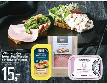 Føtex 3-Stjernet pålæg, Frokost Favoritter el. Sønderjyske Fristelser tilbud