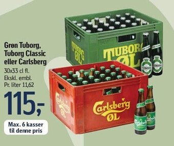 Føtex Grøn Tuborg, Tuborg Classic el. Carlsberg tilbud