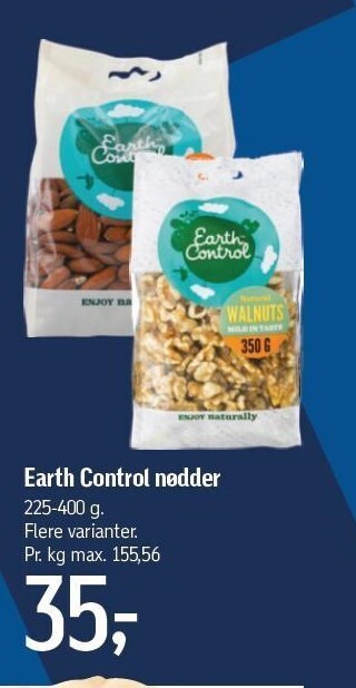 Føtex Earth control nødder tilbud