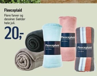 Føtex Fleeceplaid tilbud