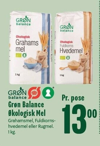 Min Købmand Grøn balance økologisk mel tilbud