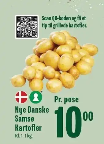 Nye danske samsø kartofler
