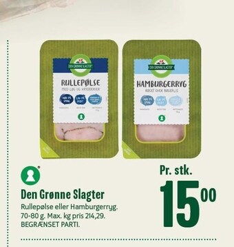 Min Købmand Den grønne slagter tilbud