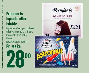 Min Købmand Premier is ispinde eller isbåde tilbud