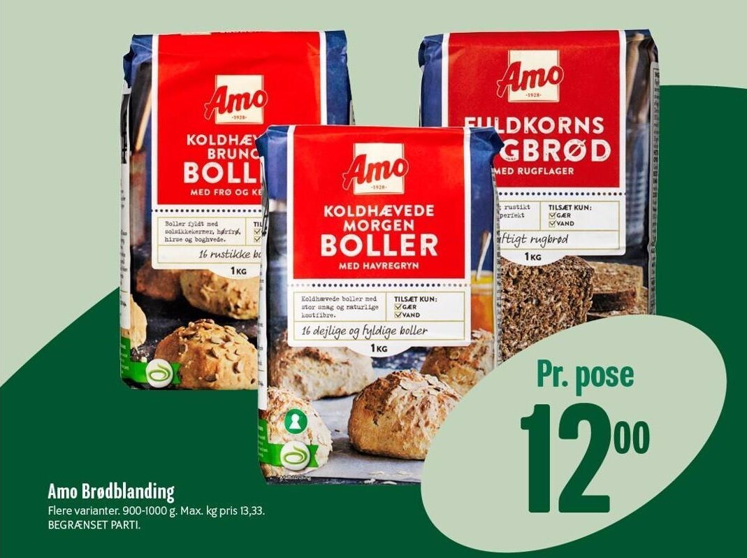 Min Købmand Amo brødblanding tilbud