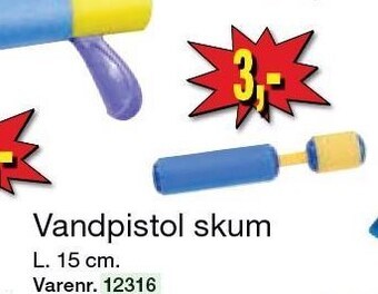 Harald Nyborg Vandpistol skum tilbud