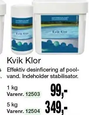 Harald Nyborg Kivk Klor tilbud