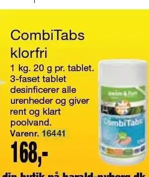 Harald Nyborg CombiTabs klorfri tilbud