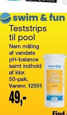 Harald Nyborg Teststrips til pool tilbud