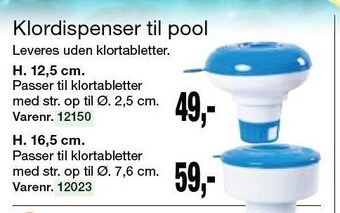 Klordispenser til pool