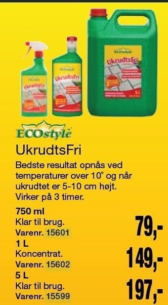 Harald Nyborg Ukrudtsfri tilbud