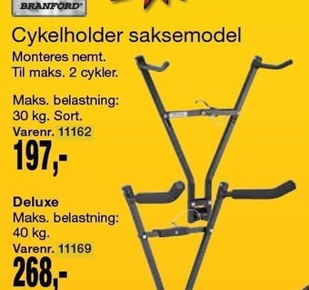 Harald Nyborg Cykelholder saksemodel tilbud