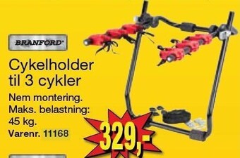 Harald Nyborg Cykelholder til 3 cykler tilbud