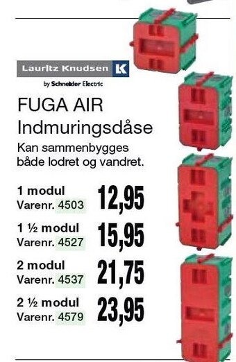 Harald Nyborg FUGA AIR indmuringsdåse tilbud