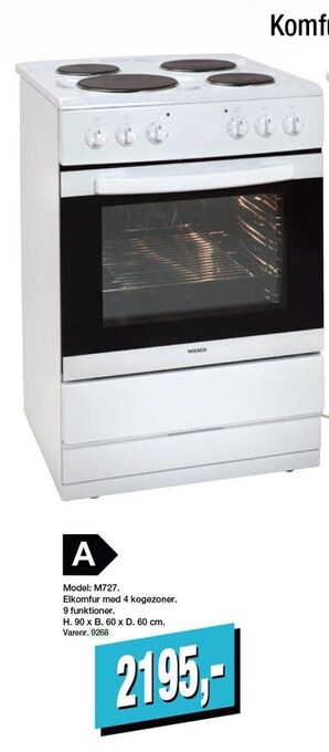 Harald Nyborg Komfur tilbud