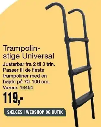 Trampolin stige universal