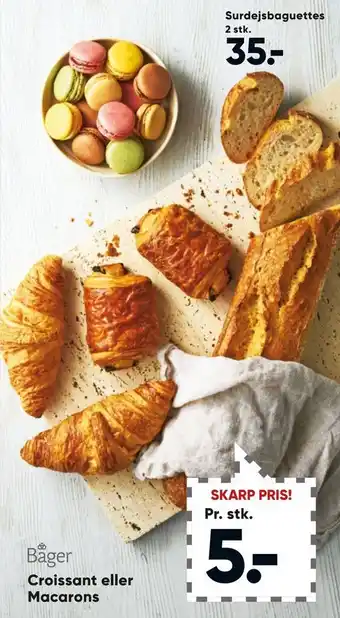Croissant eller Macarons