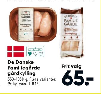 Bilka De Danske Familiegårde gårdkylling tilbud