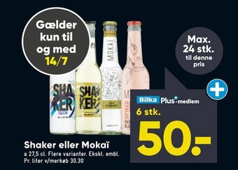 Bilka Shaker eller Mokaï tilbud