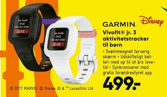 Bilka Vivofit® jr. 3 aktivitetstracker til børn tilbud