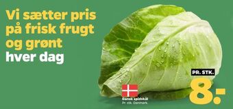 Netto Dansk spidskål tilbud