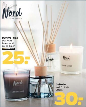 Netto Duftlys i glas tilbud
