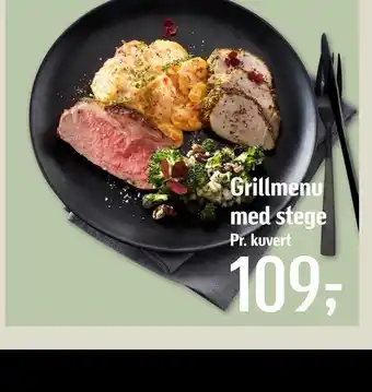 Føtex Grill menu med stege tilbud
