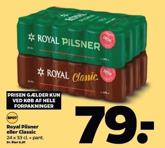 Royal Pilsner eller Classic