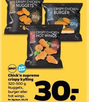 Netto Chick'n Supreme Crispy Kylling tilbud