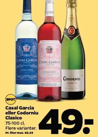 Casal garcia eller Codorniu Classico