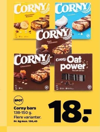 Netto Corny Bars tilbud