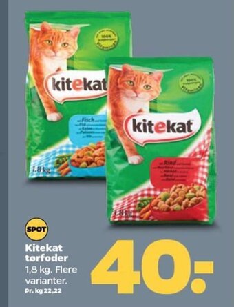 Netto Kitekat Tørfoder tilbud