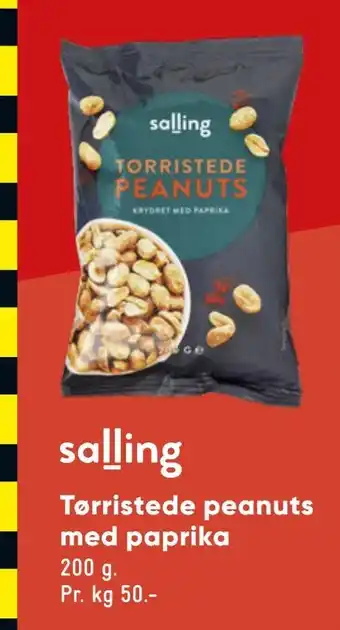 Tørristede peanuts med paprika