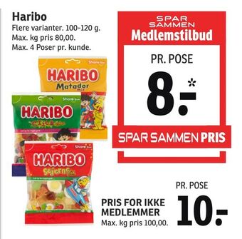SPAR Haribo tilbud