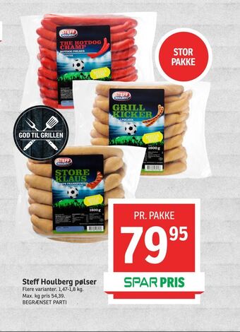 SPAR Steff Houlberg pølser tilbud