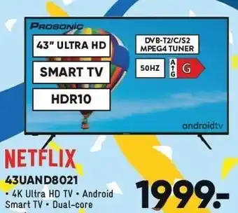 Bilka Prosonic Smart TV 43UAND8021 tilbud